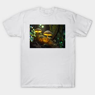 Glowing mushrooms 6 T-Shirt